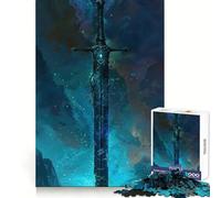 Rompecabezas Soul Sword of Cosmos de 1000 Piezas para Adolescentes Mejora la Memoria Cómodo y Relajante Corte Firme Regalo Festivo (38x52cm)