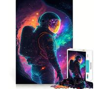 Rompecabezas Space Is Wild de 1000 Piezas para Adolescentes Juego de lógica Tiempo de Juego cálido Piezas de colección de Arte con Corte preciso (50x75cm)