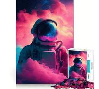 Rompecabezas Space Is Wild de 1000 Piezas para Adolescentes Juguete de lógica Fina, Divertido y Relajante Decoración de Pared con Bordes limpios (38x26cm)