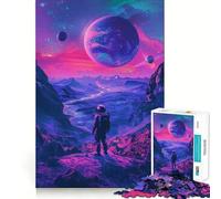 Rompecabezas Space Is Wild de 1000 Piezas para Adolescentes Juguete de lógica Fina, fácil de Usar, con Bordes limpios, Ideal para Festivales (50x75cm)