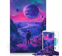 Rompecabezas Space Is Wild de 1000 Piezas para Adolescentes Juguete de lógica Mental Diseño Tranquilo y Firme Artículo de Santa Claus (38x52cm)