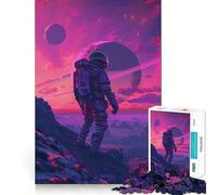 Rompecabezas Space Is Wild de 1000 Piezas para Adultos, Juguete de lógica Mental, Serene Time, Corte Firme, (38x26cm)