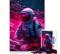 Rompecabezas Space Is Wild de 1000 Piezas para Adultos Juguete Intelectual para Relajarse y calmar Corte preciso Artículo de Santa Claus (38x26cm)