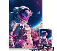 Rompecabezas Space Is Wild de 1000 Piezas para Adultos Juguete Intelectual para Relajarse y calmar Corte preciso Artículo de Santa Claus (38x26cm)
