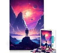 Rompecabezas Space Is Wild de 1000 Piezas para Adultos y Adolescentes Juguete de lógica sólida, diversión silenciosa, Corte de precisión, selección de Deseos de Santa Claus (50x75cm)
