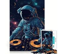 Rompecabezas Space Jam Party de 1000 Piezas para Adolescentes, Juguete de lógica Mental, Tranquilo, Firme, de Corte, artículo de Santa Claus (38x26cm)