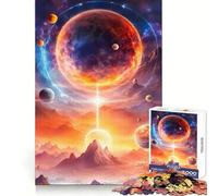 Rompecabezas Space Magic de 1000 Piezas para Adolescentes Mejora la Memoria Recorte Regalo conmovedor (38x52cm)