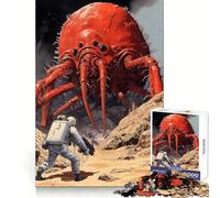 Rompecabezas Space Monster Clash de 1000 Piezas para Adolescentes Juguete para desarrollar la lógica Divertido y Relajante Corte preciso Regalo artístico (38x26cm)