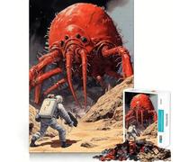 Rompecabezas Space Monster Clash para Adultos, 1000 Piezas, Juego Inteligente, Divertido y Relajante, Ideal para armar, (50x75cm)