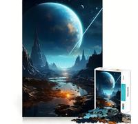 Rompecabezas Space Oasis de 1000 Piezas para Adolescentes Juguete para ejercitar la Mente Juego de Mesa en Grupo Arte y Montaje Regalo clásico (50x75cm)