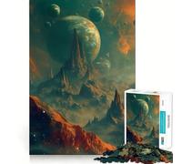 Rompecabezas Space Oasis de 1000 Piezas para Adultos Juego Mental Pasatiempo en casa Bordes limpios Un Regalo Encantador (38x52cm)
