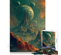 Rompecabezas Space Oasis de 1000 Piezas para Adultos Juego Mental Pasatiempo en casa Bordes limpios Un Regalo Encantador (38x52cm)