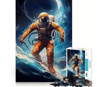 Rompecabezas Space Surfer de 1000 Piezas para Adolescentes Juguete para ejercitar la Mente Divertido diseño para armar 38x26cm