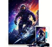 Rompecabezas Space Surfer de 1000 Piezas para Adolescentes Juguete para ejercitar la Mente Divertido diseño para armar 38x26cm
