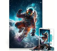 Rompecabezas Space Surfer de 1000 Piezas para Adultos, Juguete para estimular la lógica, para Pasar Tiempo en Familia, Regalo de Primera Calidad 50x75cm
