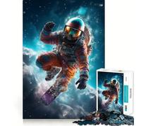 Rompecabezas Space Surfer de 1000 Piezas para Adultos y Adolescentes Juego Mental para Relajarse Corte preciso 38x26cm