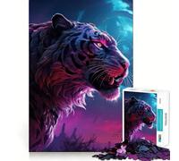 Rompecabezas Space Tiger de 1000 Piezas para Adolescentes Juguete para desarrollar la Mente Diseño Relajante y Acogedor Regalo Original para armar 50x75cm