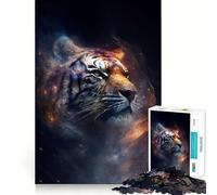 Rompecabezas Space Tiger para Adultos, 1000 Piezas, Juguete Inteligente, Juego Relajante, Arte de Corte preciso, Coleccionable 50x75cm