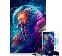 Rompecabezas Space Walk Three para Adultos, 1000 Piezas, Juguete de Habilidad, Juego Lento, Disfruta, Corte Exacto, colección de Arte 38x52cm