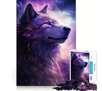 Rompecabezas Space Wolf para Adultos, 1000 Piezas, Smart Reason Toy Group, Joy Smooth Edge Fine Art Piece 38x52cm