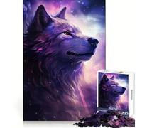 Rompecabezas Space Wolf para Adultos, 1000 Piezas, Smart Reason Toy Group, Joy Smooth Edge Fine Art Piece 38x52cm