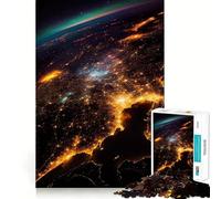 Rompecabezas Spaceview to The Earth de 1000 Piezas para Adultos Juguete para estimular la lógica y Crear vínculos afectivos Regalo de Primera Calidad 50x75cm