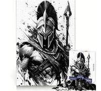 Rompecabezas Spartab Warrior de 1000 Piezas para Adolescentes Desarrolla la Mente y estimula el Tiempo Libre Bordes precisos Regalo Original 50x75cm