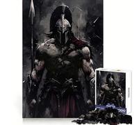 Rompecabezas Spartab Warrior de 1000 Piezas para Adolescentes Juguete para el Desarrollo Personal Diversión compartida Bordes precisos Artículo de Santa Claus 38x26cm
