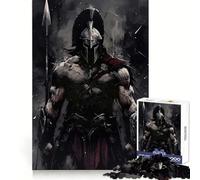Rompecabezas Spartab Warrior de 1000 Piezas para Adolescentes Juguete para el Desarrollo Personal Diversión compartida Bordes precisos Artículo de Santa Claus 38x52cm