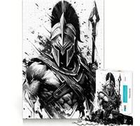 Rompecabezas Spartab Warrior para Adultos, 1000 Piezas, Pure Logic Toy, antiestrés, Corte preciso, artículo de Santa Claus 38x52cm