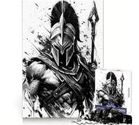 Rompecabezas Spartab Warrior para Adultos, 1000 Piezas, Pure Logic Toy, antiestrés, Corte preciso, artículo de Santa Claus 38x52cm