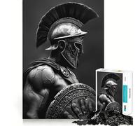 Rompecabezas Spartan and The Shield de 1000 Piezas para Adultos, Juguete para ejercitar la Mente, Juego en Grupo, diseño nítido, Regalo Encantador 38x52cm