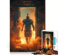 Rompecabezas Spartan de 1000 Piezas para Adolescentes Desarrollo de la Mente, Tiempo Libre, Bordes precisos, Regalo Original 38x26cm