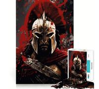 Rompecabezas Spartan Fury para Adultos, 1000 Piezas, Juguete de lógica Mental, Suave, Relajante, Corte Firme, Lista de Deseos de Santa Claus 50x75cm