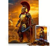 Rompecabezas Spartan Guardian de 1000 Piezas para Adultos Juguete Inteligente para divertirse en Interiores Corte Suave Selección de Deseos de Papá Noel 38x26cm