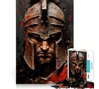 Rompecabezas Spartan Guardian para Adolescentes, 1000 Piezas, fortalece la Memoria, sin estrés, Bordes Lisos, 38x26cm