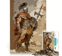 Rompecabezas Spartan Paint de 1000 Piezas para Adolescentes Juguete para desarrollar la lógica, pasatiempo Relajante, Corte preciso, 38x52cm