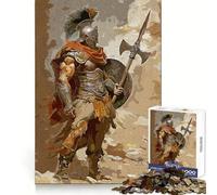 Rompecabezas Spartan Paint de 1000 Piezas para Adolescentes, para desarrollar la Memoria, para Jugar en Interiores, con Corte Fino, diseño de Papá Noel 50x75cm