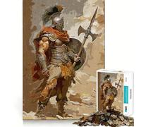 Rompecabezas Spartan Paint de 1000 Piezas para Adolescentes, para desarrollar la Memoria, para Jugar en Interiores, con Corte Fino, diseño de Papá Noel 50x75cm