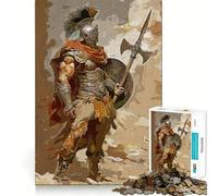 Rompecabezas Spartan Paint para Adolescentes, 1000 Piezas, fortalece la Memoria, sin estrés, Bordes Lisos, 38x26cm