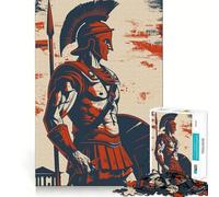 Rompecabezas Spartan Painting de 1000 Piezas para Adolescentes, Ideal para desarrollar la Memoria y Jugar en Interiores Diseño de Corte Fino Elige tu Deseo de Papá Noel 50x75cm