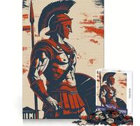 Rompecabezas Spartan Painting de 1000 Piezas para Adolescentes, Ideal para desarrollar la Memoria y Jugar en Interiores Diseño de Corte Fino Elige tu Deseo de Papá Noel 50x75cm