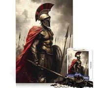 Rompecabezas Spartan Ready for War de 1000 Piezas para Adolescentes un desafío Mental, un Juguete para Relajarse y Disfrutar de una Obra de Arte con Corte preciso 38x26cm