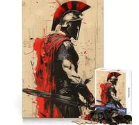 Rompecabezas Spartan Valor de 1000 Piezas para Adolescentes Mejora la Memoria, Alivia el estrés, Corte Premium, Regalo preciado 38x26cm