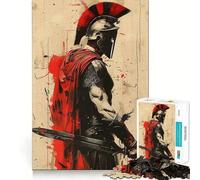 Rompecabezas Spartan Valor para Adultos, 1000 Piezas, Juguete para ejercitar la Mente, diseño Relajante, Montaje, Regalo de Papá Noel 38x52cm