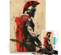 Rompecabezas Spartan Valor para Adultos, 1000 Piezas, Juguete para ejercitar la Mente, diseño Relajante, Montaje, Regalo de Papá Noel 50x75cm