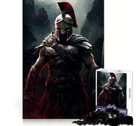 Rompecabezas Spartan Warrior de 1000 Piezas para Adolescentes Ideal para Relajarse, divertirse y Disfrutar Temporada 38x52cm