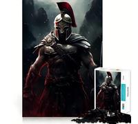 Rompecabezas Spartan Warrior de 1000 Piezas para Adolescentes Ideal para Relajarse, divertirse y Disfrutar Temporada 38x52cm