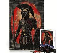 Rompecabezas Spartan Warrior de 1000 Piezas para Adultos Juego Inteligente para aliviar el estrés Patrón de Montaje Sorpresa navideña 38x52cm