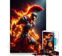 Rompecabezas Spartan Warrior para Adolescentes, 1000 Piezas Refuerza la Memoria Sencillo, Divertido, de Calidad Regalo Memorable 38x26cm